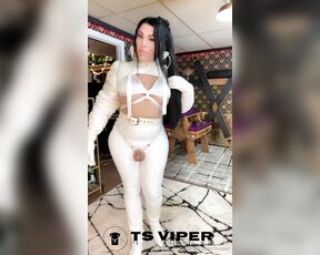 Ts Viper aka tsviper OnlyFans - Last night with Miss White , smoking cumshot!!!!