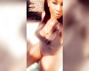 Chrissy Love aka ichrissylove OnlyFans - Pool side solo