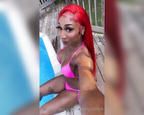 TS TAMMY10INCH aka tammy10inch OnlyFans - Pretty poolside