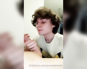 YourTwink aka yourtwinkmh OnlyFans - Hope u like watching me suck cock and swallow cum @michalhemingway