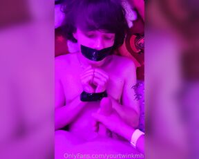 YourTwink aka yourtwinkmh OnlyFans - He tied me up and came all over me wanna do the same