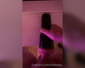 Nicki Foxx aka nickibabyy OnlyFans - Check your messages Full video of me fucking this pocket pussy till I cum all over