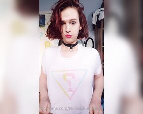 MelodyFluffington aka melodyfluffington OnlyFans - Dressed up I strip and oil myself, dance and plug my ass I love the way