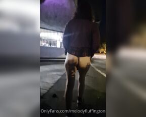 MelodyFluffington aka melodyfluffington OnlyFans - Walking home without panties