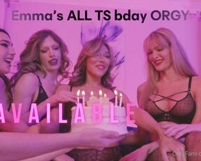 Jade Venus aka Jadexvenus OnlyFans - You are invited to a big celebration   ——— Emmas ALL TS birthday ORGY is available NOW