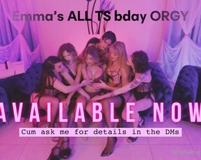 Jade Venus aka Jadexvenus OnlyFans - You are invited to a big celebration   ——— Emmas ALL TS birthday ORGY is available NOW