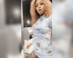 Ts Baddie aka tsbaddie OnlyFans - She Got Dick Gas Station