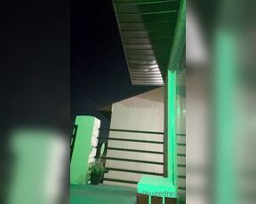 HugeDream aka officialhugedream OnlyFans - I painted my balcony yesterday when I got off work and decided to make a video