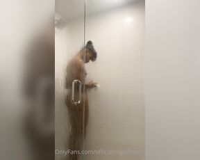 HugeDream aka officialhugedream OnlyFans - Shower playtime