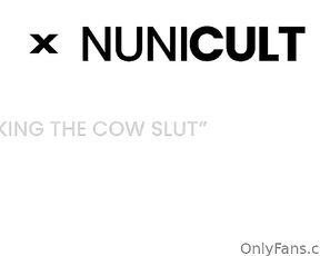 NuniCult aka cult_of_nuni OnlyFans - Being in chastity for soo long had me desperate for @amydiorxxxs cock, I even had