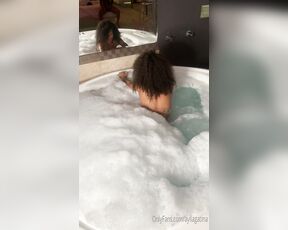 TS Aylla Gattina aka ayllagatina OnlyFans - Fucking in the bathtub is a delight, she asked me and I did it and