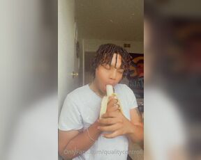 Tingz aka qualitycontroll OnlyFans - Why is this me everything I get a banana , I just be wanting to see