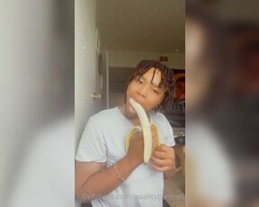 Tingz aka qualitycontroll OnlyFans - Why is this me everything I get a banana , I just be wanting to see