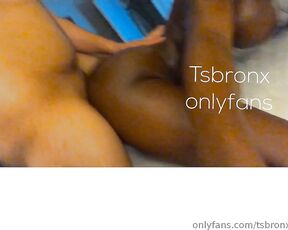 Tsbronx aka tsbronx OnlyFans - Taking my homies thick Latin cock