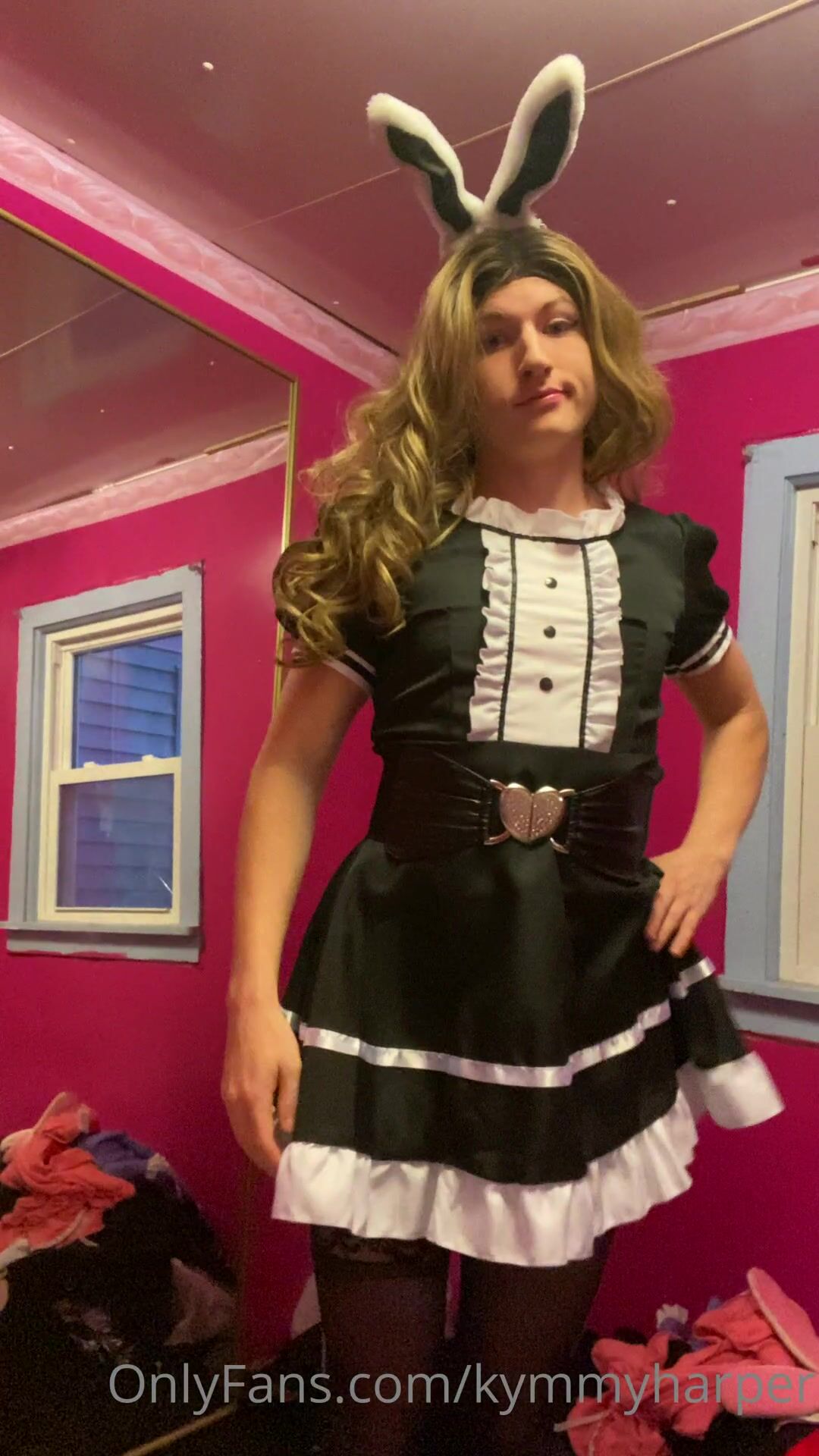 Kymmy Harper aka Kymmyharper OnlyFans - Does anyone want a maid in chastity  1 - XXX shemale video available for online viewing on X-tg.