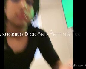 Zaza Zariaa aka zaza_zariaa OnlyFans - Me Sucking BBC and Getting My Ass Ate #bbc #trans