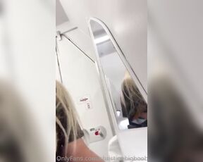 ChristineBigBoobes aka christinebigboobes OnlyFans - I was on the plane I couldnt contain my desire I had an explosive charge