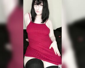 TS Marceline aka mymymarceline OnlyFans - [Red Bodycon Cum] Just a cute little solo vid, Ill have some new couples stuff soon