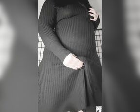 TS Marceline aka mymymarceline OnlyFans - [Goth Mommy Dress Solo] A nice, cozy, milfy look