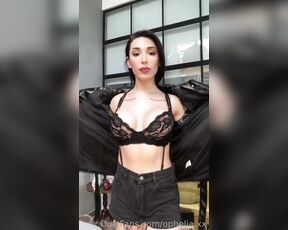 Ophelia TS aka ophelia.xx OnlyFans - I could have come to visit you in that outfit Would you be surprised