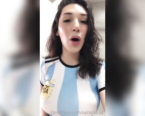 Ophelia TS aka ophelia.xx OnlyFans - Who are you rooting for in the World Cup finals Share in the comments, but