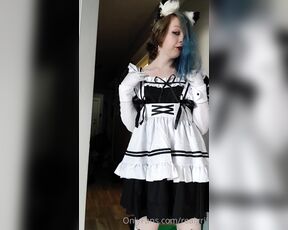 Real_Gril aka realgril OnlyFans - Cringe Posted heheh enjoy some Cat Gril Maid Teasing before the main show~ aaaAAAA