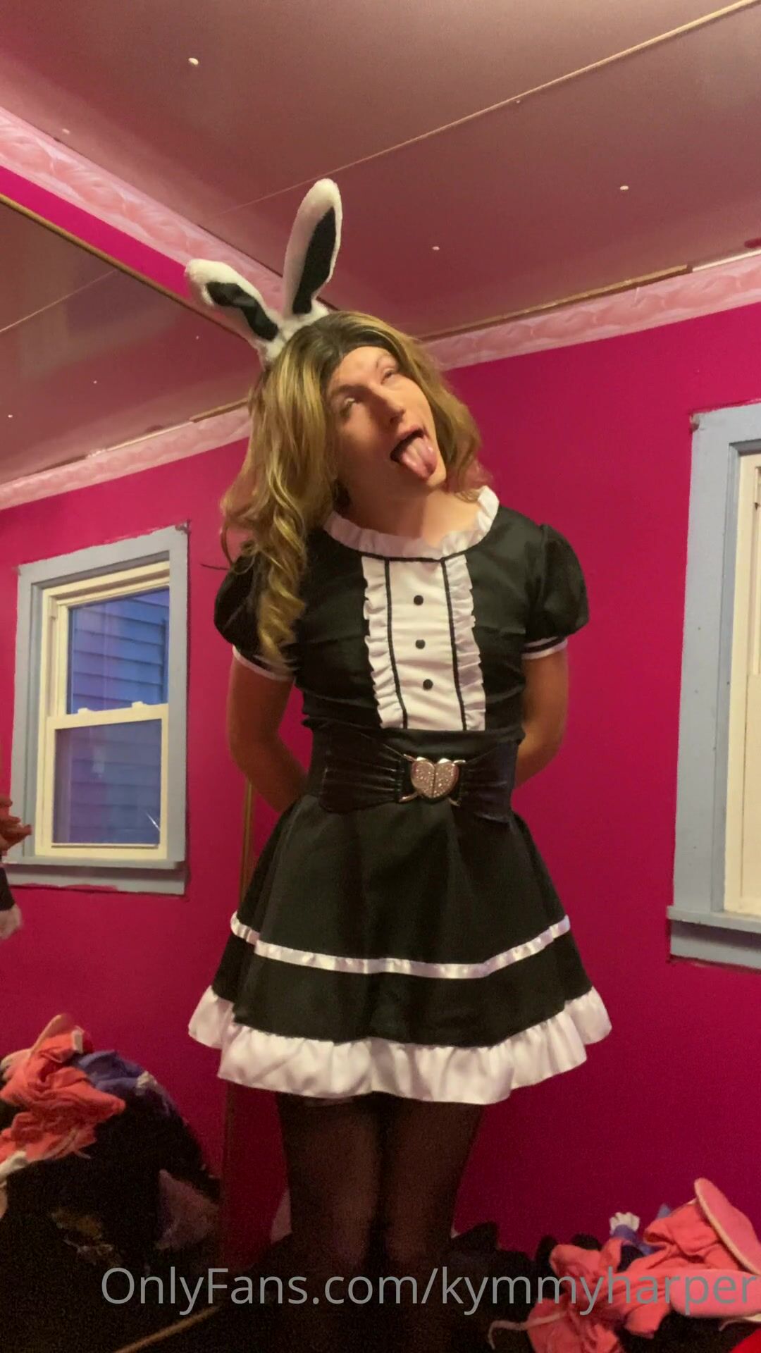 Kymmy Harper aka Kymmyharper OnlyFans - Does anyone want a maid in chastity  1 - XXX shemale video available for online viewing on X-tg.