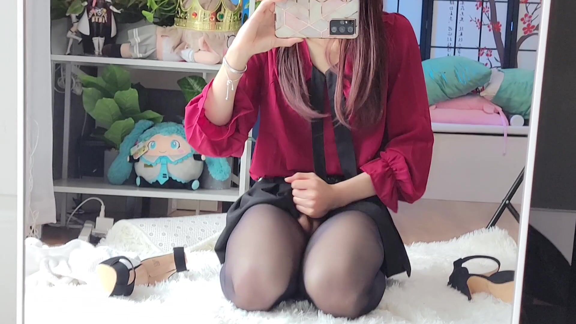 Nano_Nano aka nano_nano OnlyFans - VIDEO My new favorite outfit!!!! its so  freaking cute!!!! - XXX shemale video available for online viewing on X-tg.